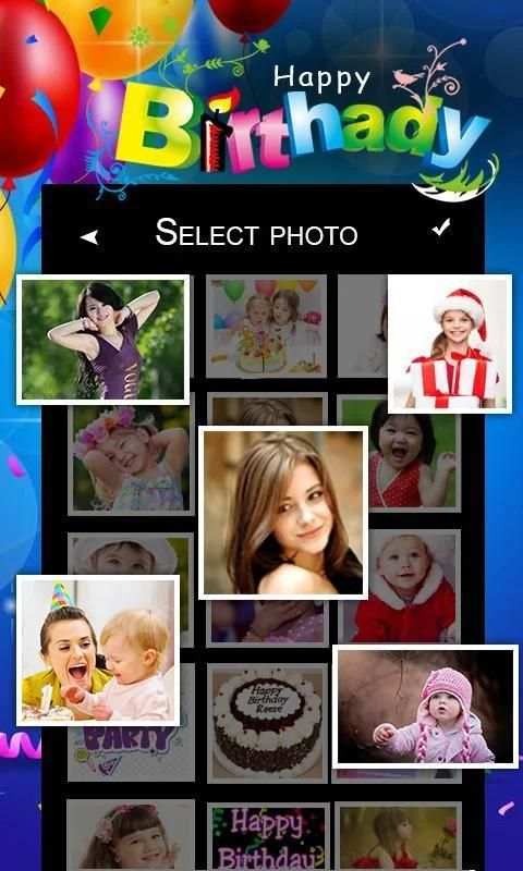 Birthday Wishes – Photo video Maker with music screenshot 3