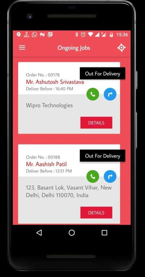 Pizza Hut Rider Tracking App screenshot 5