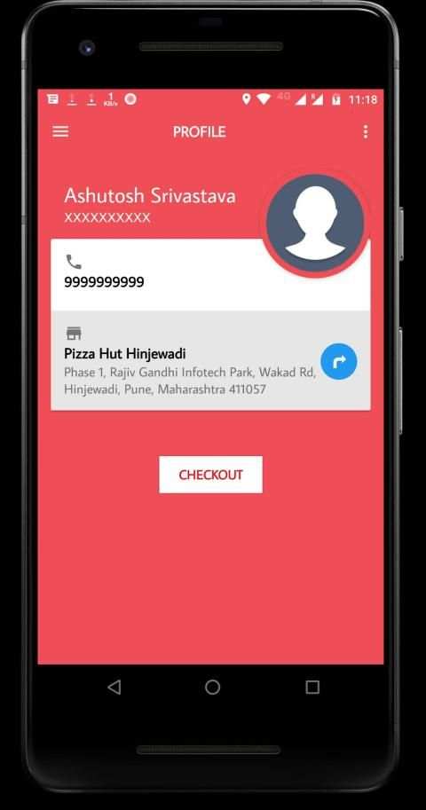 Pizza Hut Rider Tracking App screenshot 2