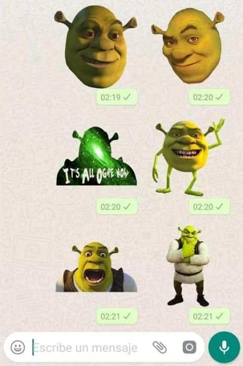 Stickers de Shrek para WhatsApp screenshot 6