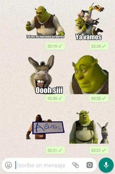 Stickers de Shrek para WhatsApp screenshot 2