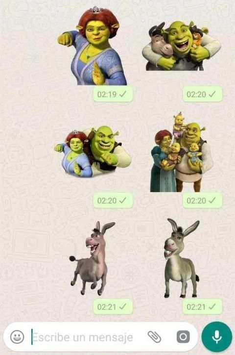 Stickers de Shrek para WhatsApp screenshot 4
