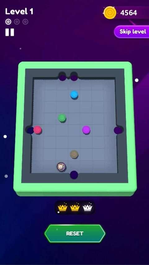 Flick Carrom - Free Carrom Game स्क्रीनशॉट 2
