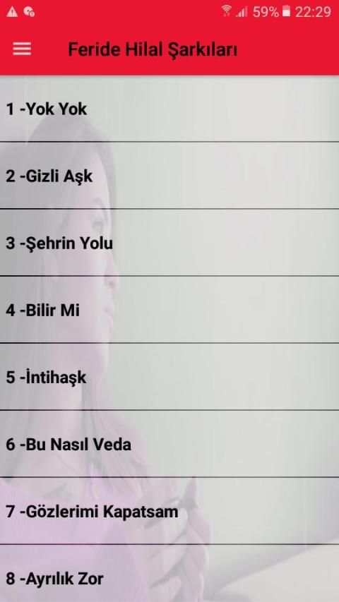 Feride Hilal Sarkilari screenshot 3