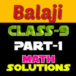 9th class math solution in hindi Balaji part1 icon