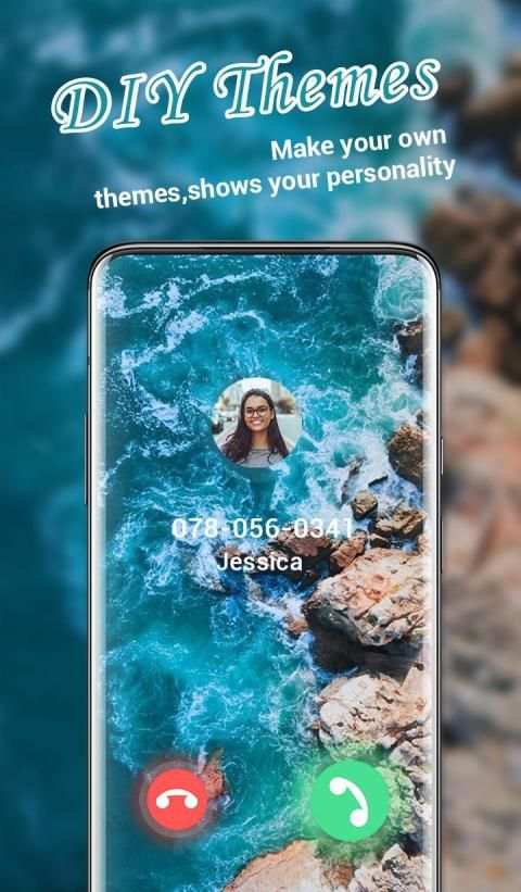 Lovely Call - Call Flash,Caller Show स्क्रीनशॉट 4