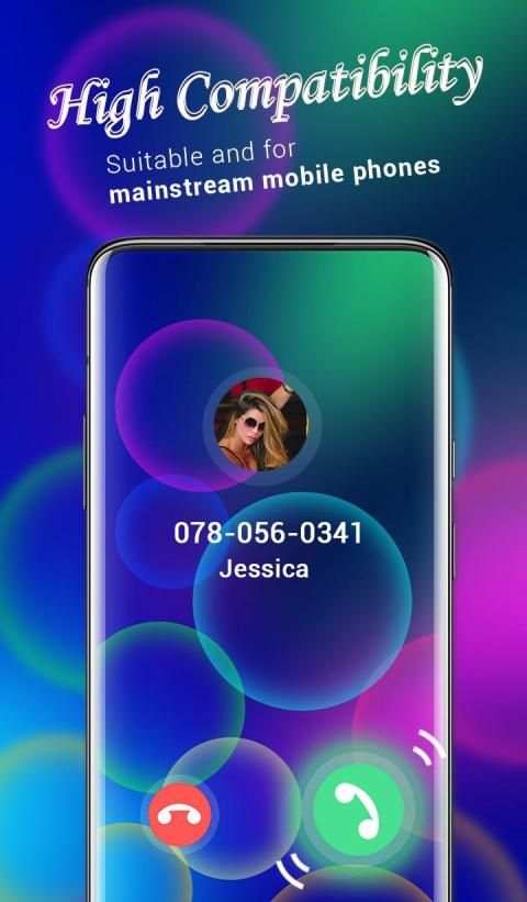Lovely Call - Call Flash,Caller Show screenshot 1