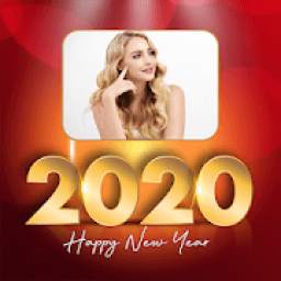 2020 Happy New Year Photo Frame Editor Greetings