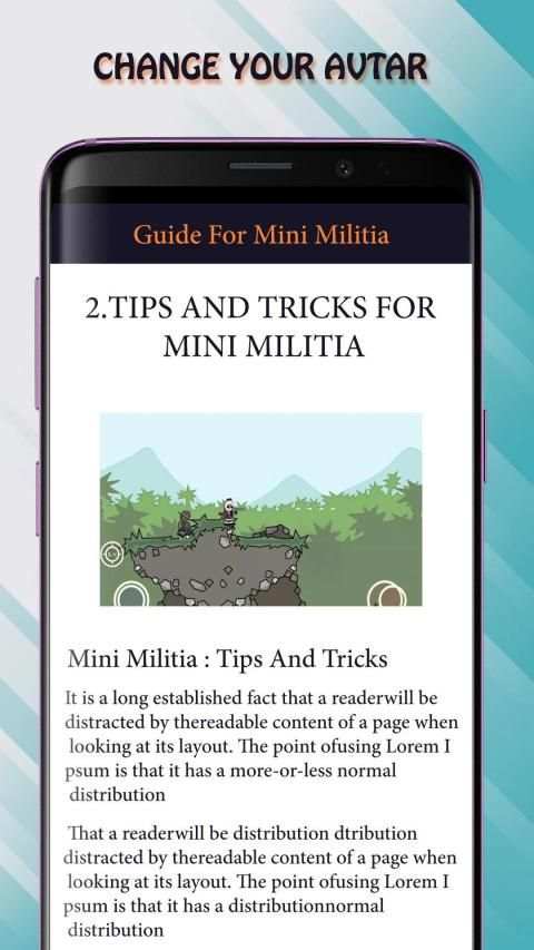 Guide for Mini Militia Doodle 2019 screenshot 1