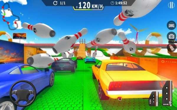 Ramp Car Stunt 3D - Racing and Simulation Game screenshot 1