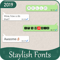 ikon Chat Styler for Whatsapp :Cool Font &amp; Stylish Text