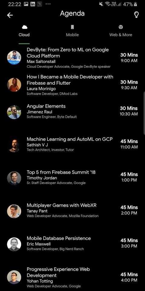 TechMeet DevFest App screenshot 1