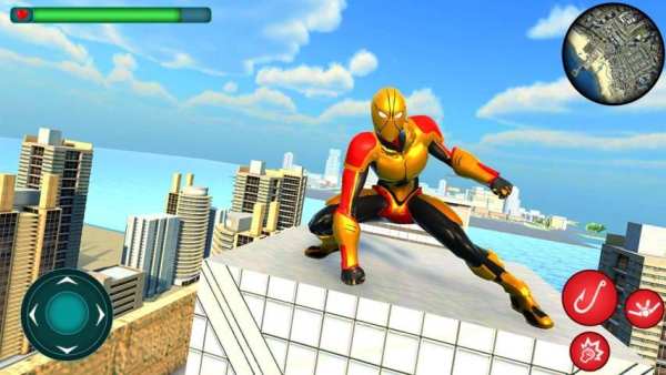 Amazing Green Rope Ninja Hero New Action Game screenshot 11