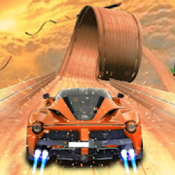 Impossible Mega Tracks : Ramp Car Chase Simulator आइकन