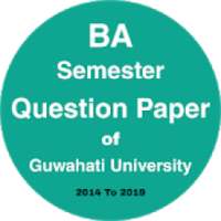 BA Semester Old Question Paper- Gauhati University on 9Apps