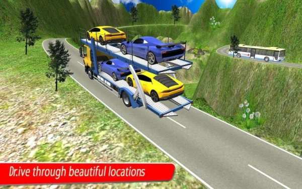 Car Transport Truck Free Games: Car transportation स्क्रीनशॉट 6