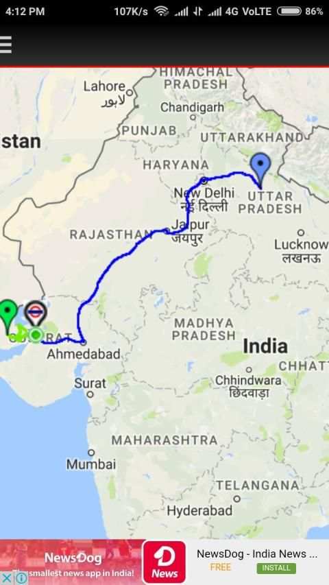 Live Location on Map - Indian Railway स्क्रीनशॉट 6