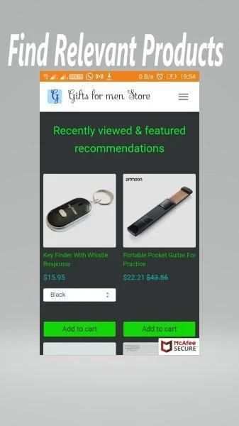 Mens Store स्क्रीनशॉट 1