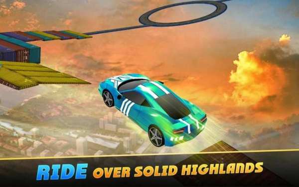 Car Stunt Driving GT : Extreme Mega Ramps स्क्रीनशॉट 3