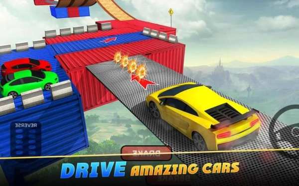 Car Stunt Driving GT : Extreme Mega Ramps स्क्रीनशॉट 1
