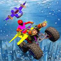 Underwater Flying ATV Quad Bike Shooting