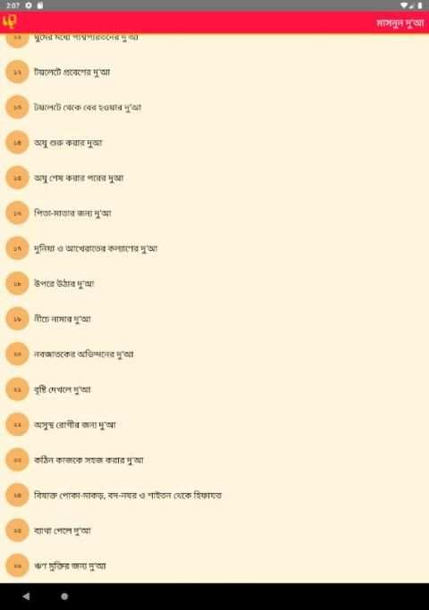 মাসনুন দু'আ - Chorui Masnun Dua screenshot 2