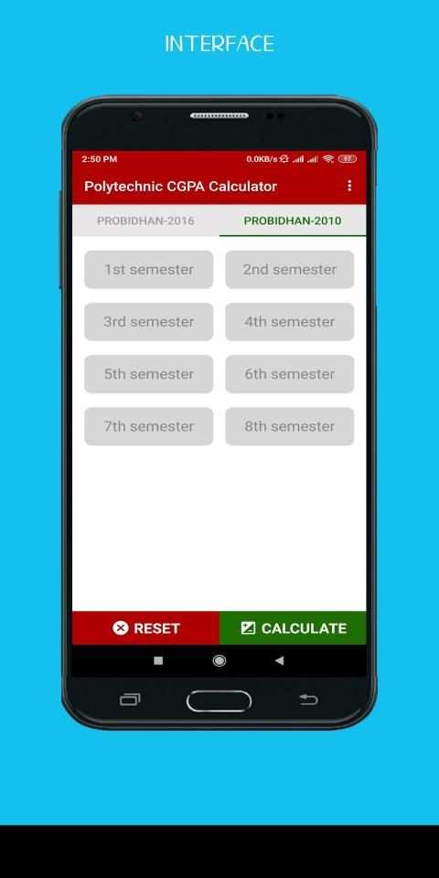 Polytechnic CGPA Calculator screenshot 2
