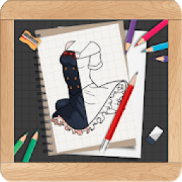 ikon Learn to draw Beautiful Dresses step by step