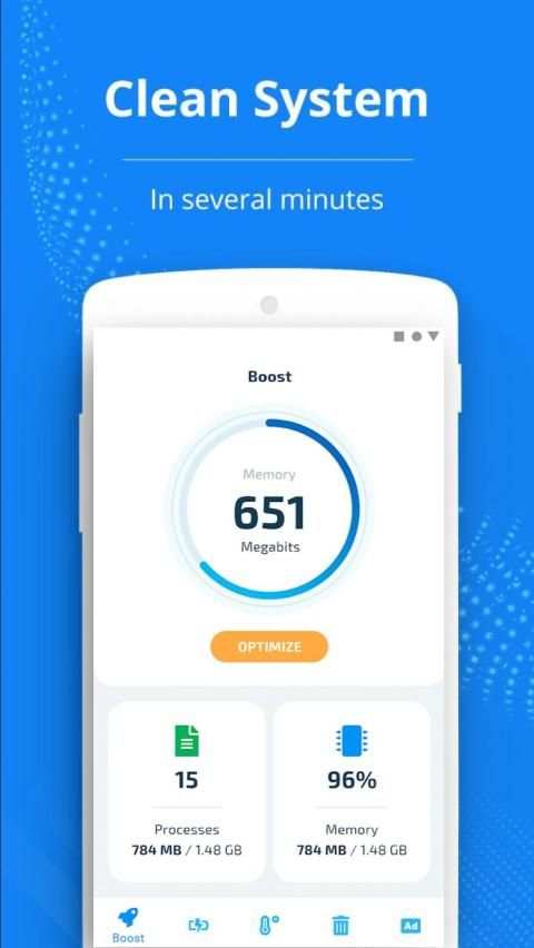 Rocket Cleaner - System Optimizer Pro screenshot 4