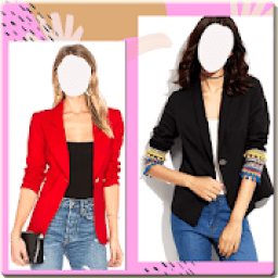Women Blazer Photo Suit आइकन