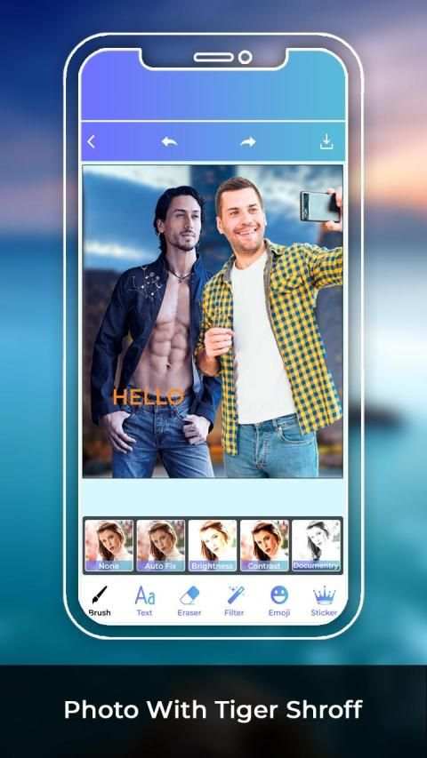 Photo With Tiger Shroff screenshot 3