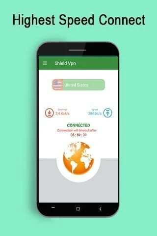Shield VPN - Unlimited Free VPN Master & IP Change स्क्रीनशॉट 1