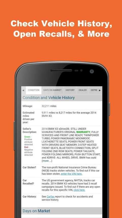 Free VIN Report for Used Cars स्क्रीनशॉट 4