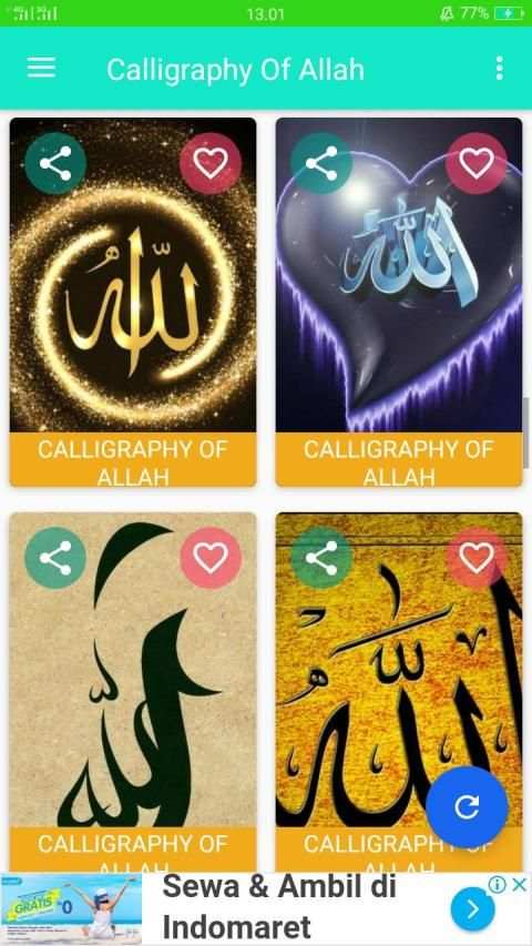 Calligraphy Of Allah screenshot 3