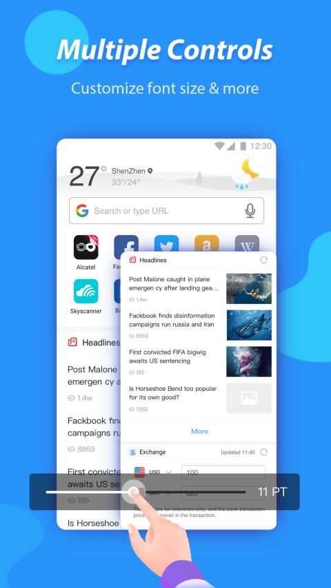 Turbo Browser: Private & Fast Download screenshot 2