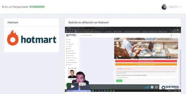 TDC system screenshot 1