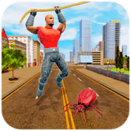 Spider Web Rope Hero -Multi Spider Web City आइकन
