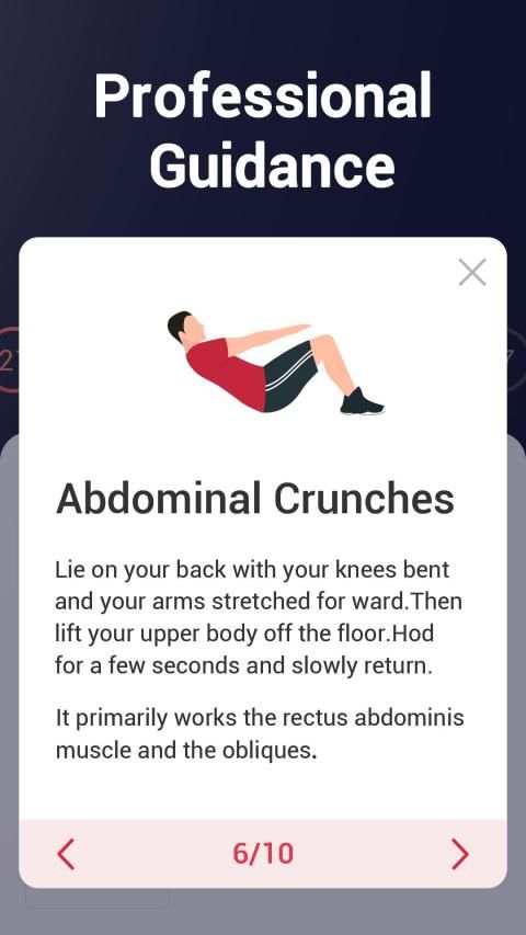 Abs Workout - Male Fitness, Six Pack, 30 Days Plan screenshot 2
