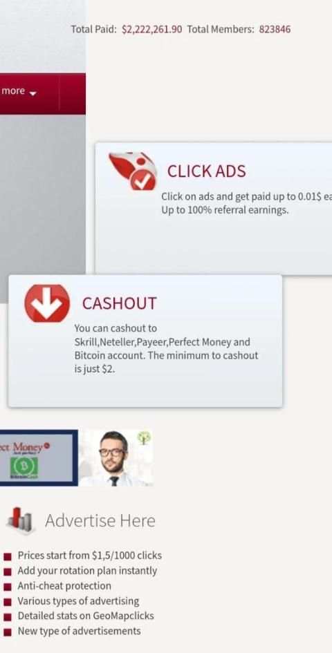 Scarlet Clicks - Earn Money स्क्रीनशॉट 2