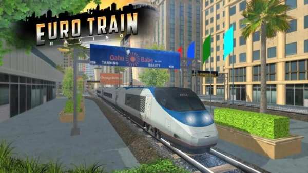 Euro Train Racing 3D screenshot 1