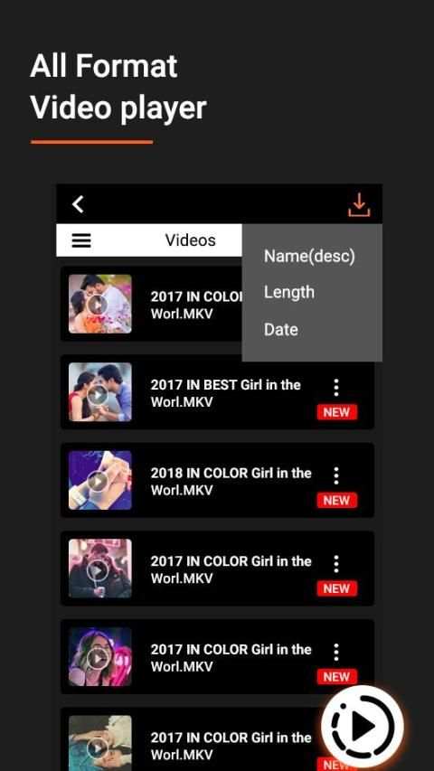 HD Video Player screenshot 2