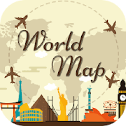 World Map Atlas 2020 आइकन