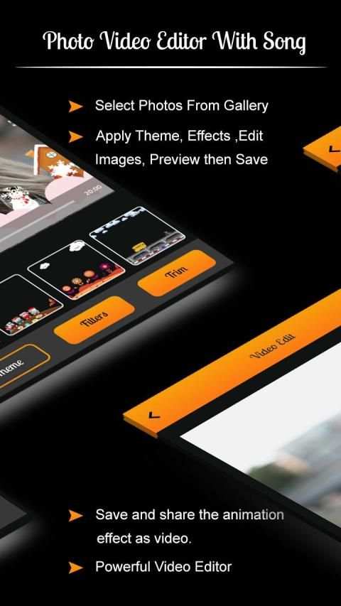 Photo Video Editor With Song screenshot 6