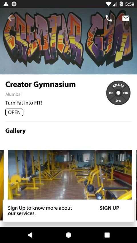 Creator Gymnasium स्क्रीनशॉट 2