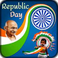 Republic Day Photo Frame : 26 January Photo Frame