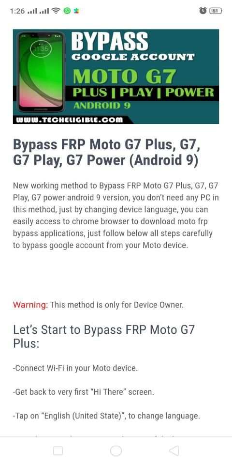 Bypass FRP All Android Device स्क्रीनशॉट 2