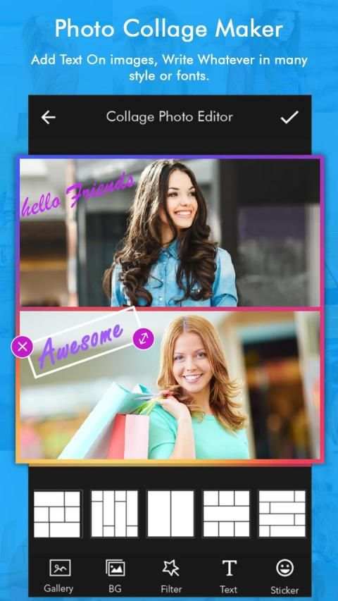 Photo Collage Maker & Photo Collage Editor screenshot 1