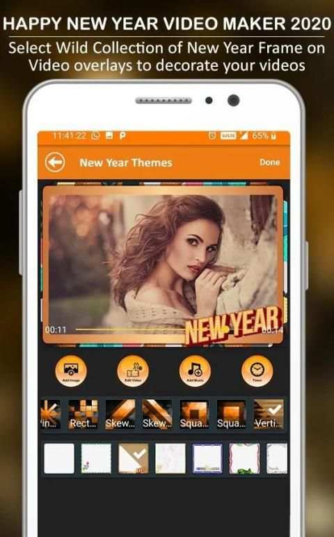 Happy New Year Photo Video Maker 2020 screenshot 3