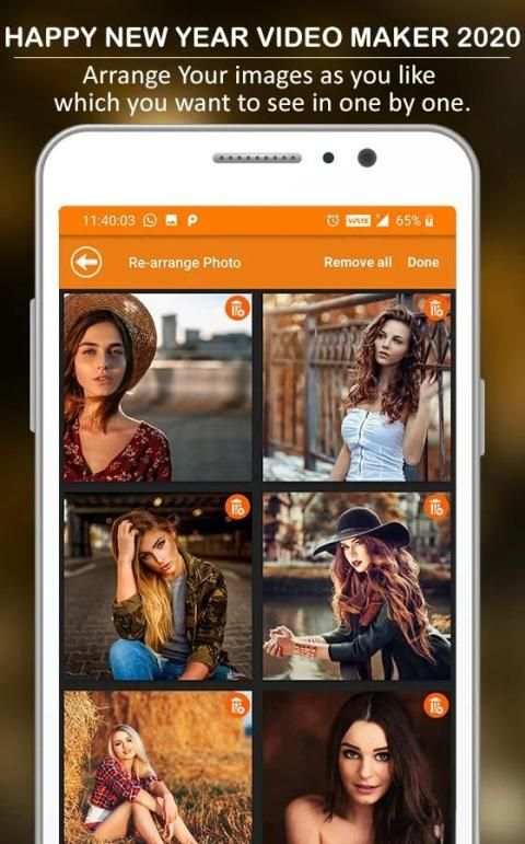 Happy New Year Photo Video Maker 2020 screenshot 5