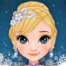 ice princess makeup salon game : spa and dress up